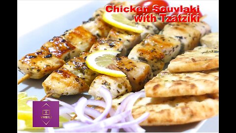 Chicken Souvlaki with Tzatziki resipe