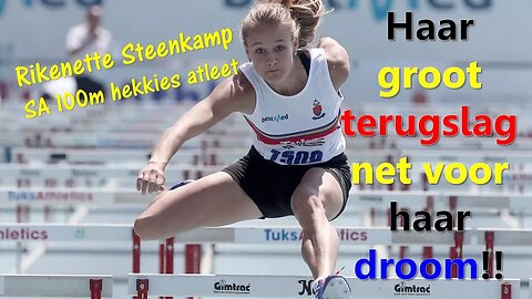 SA 100m Hekkie atleet - Terugslag net voor droom!