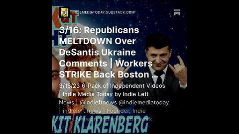 3/16: Republicans MELTDOWN Over DeSantis Ukraine Comments | Workers STRIKE Back Boston | Willow Mess