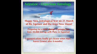 AstroLee: Happy New Astrological Year! Transformative new ways of thinking. #astrology