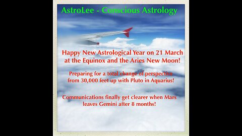 AstroLee: Happy New Astrological Year! Transformative new ways of thinking. #astrology