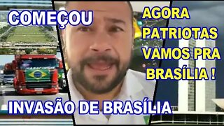 A TOMADA DE BRASÍLIA COMEÇOU, RAMIRO CAMINHONEIRO E OS PATRIOTAS VÃO PRA GUERRA.