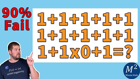 Viral Math Problem Everyone Gets WRONG! | Minute Math #viralmath