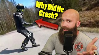 BMW S1000RR CRASH! This Is Why You Need Motorcycle Training