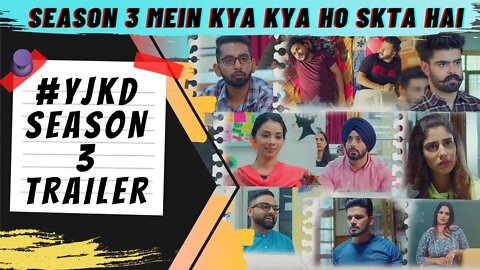 Yaar Jigree Kasuti Degree season 3 Trailer YJKD Season 3 Trailer Season 3 #YJKD Trailer720p