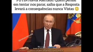 Discurso Vladimir Putin sobre invasão ao território ucraniano