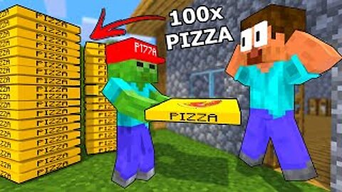 Monster School : PIZZA Delivery - Minecraft Animation