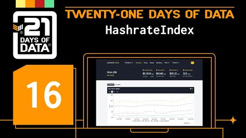 21 Days of Bitcoin - Day #16: HashrateIndex