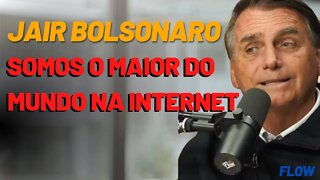 Bolsonaro: Somos o maior do mundo na internet | Não ouve disparo em massa | Carlos Bolsonaro que fez