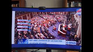 Rep. Mike Johnson Elected Speaker of House 25 Oct 2023