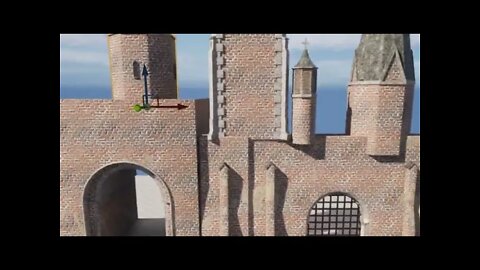 Creating a Castle Movie Scene in UE5 in Minutes | Modular Medieval Brick Buildings pack