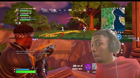 Playing Trios With Giannis Antetokounpo In Fortnite