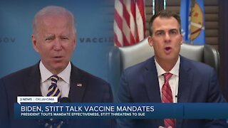 Stitt threatens to sue over Biden vaccine mandate
