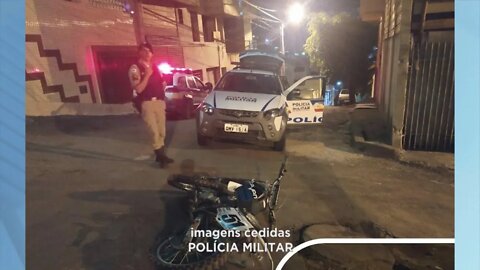 Manhuaçu: adolescente apreendido e moto recuperada na madrugada de hoje