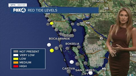 Red Tide Levels in SWFL