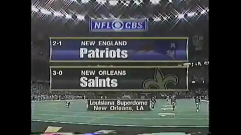 1998-10-04 New England Patriots vs New Orleans Saints