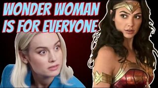 Gal Gadot DESTROYS Brie Larson's Feminist Narrative - Wonder Woman Is NOT Just For Girls