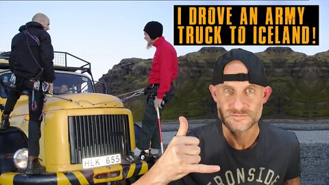 I DROVE an ARMY TRUCK to ICELAND! Overland Expedition