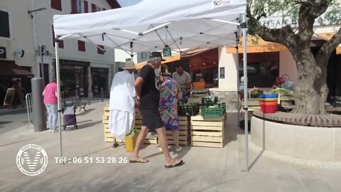 Haha - Franck ce prend un vent - Marché Saint-Charles - Biarritz [en direct 🔴]