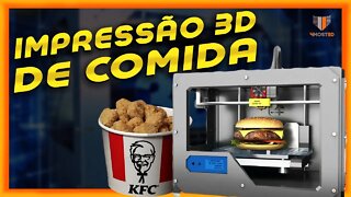 🔵IMPRESSÃO 3D DE COMIDA | Veja se já pode trocar seu microondas