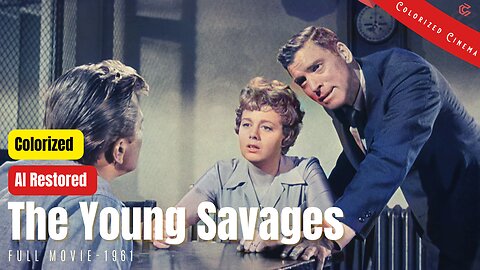 The Young Savages (1961) | AI Restored and Colorized | Subtitled | Burt Lancaster | Crime Drama Film