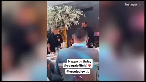 Steven Seagal celebrates birthday with Russian elites
