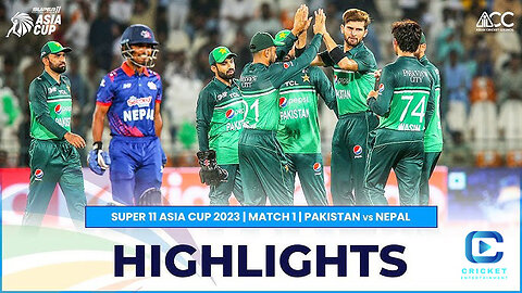 Pakistan VS Nepal Highlights Asia Cup 2023