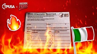 Italians Burn Their Vaccine Passports To Spite Their Government Mandates