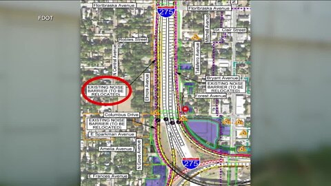 Neighbors discuss FDOT plans to move sound wall