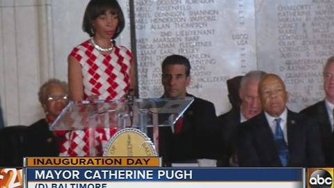 Catherine Pugh sworn in as Baltimore's 50th mayor