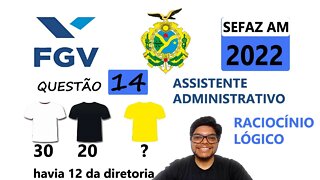 Em um evento esportivo de uma empresa... FGV - QUESTÃO 14 SEFAZ AM 2022