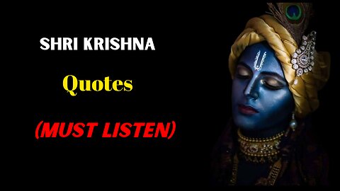 Shri Krishna Life Lessons