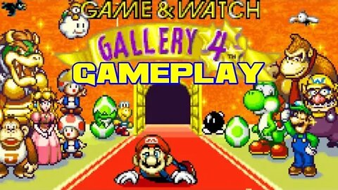 Game & Watch Gallery 4 - Game Boy Advance Gameplay 😎Benjamillion