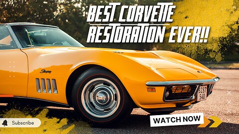 THE most satisfying Corvette restoration EVER!!