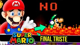 Final TRISTE do Mario World | Mario I Hate You #shorts