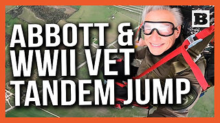 Skydive! Greg Abbott and 104-Year-Old WWII Vet Attempt to Set Tandem Record
