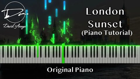 London Sunset | David Anaya | Piano tutorial