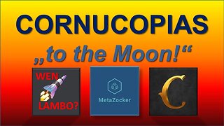 Wo steht das Projekt CORNUCOPIAS aktuell & was ist sein Potenzial? Dazu mein Outing als Moonboy! ;-)