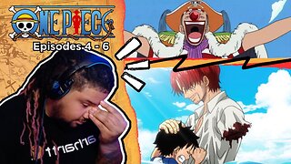 First time watching ONE PIECE - Episodes 4 - 6 Reaction