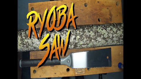 Harbor Freight Pull Ryoba Japanese Saw Review