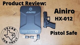 Product Review: Ainiro HX-012 Pistol Safe: Portable and Good for Travel?