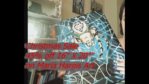 Christmas Sale 45% OFF Ashland VA Dec 4th/Krampus Gallery Art by Maria Hargis