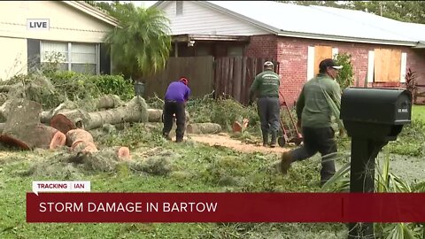 Rebecca Petitt in Polk County | Storm damage update in Bartow