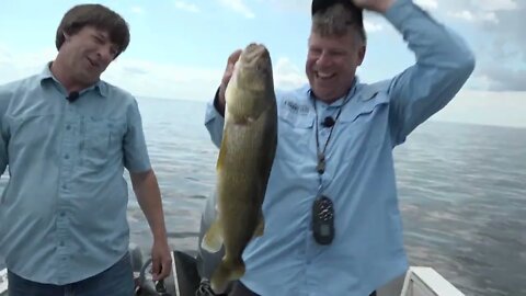Trolling Crawlers for Lake of the Woods Walleye