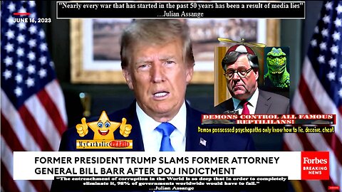 'He Knows The Indictment Is Total Bulls---!': Trump Explodes On Bill Barr In New Video