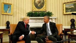 President-Elect Trump Meets With President Obama For The First Time