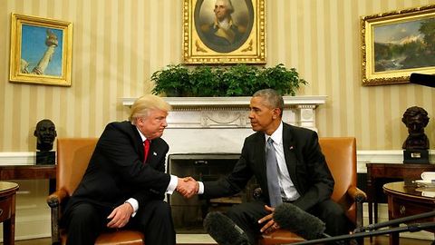 President-Elect Trump Meets With President Obama For The First Time