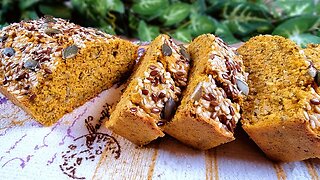 Easy and Healthy Carrot Bread recipe! Without yeast, No kneading!