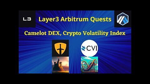 Layer3 Arbitrum Quests - Camelot & Crypto Volatility Index (CVI)
