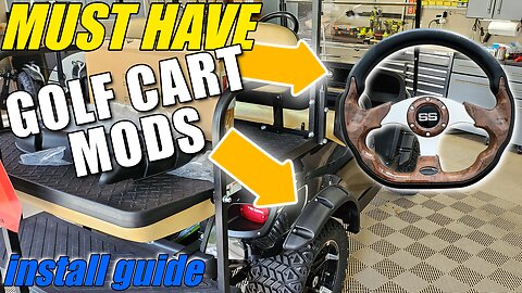 2 Golf Cart MODS | Must Have for Your Golf Cart